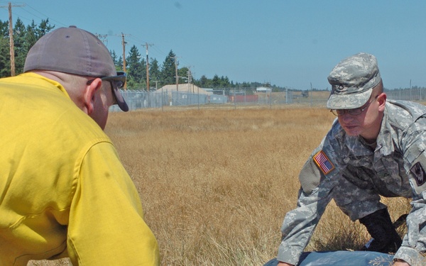 Soldiers Respond to Forest Fire