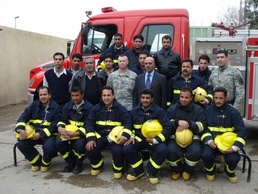Fires battalion helps rebuild Baghdad fire station