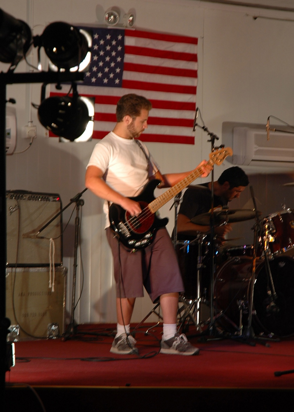 California Rock Band Plays for Service Members