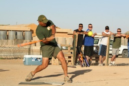 MACG-38 Heats Up Softball Rivalry Between Squadrons in Iraq
