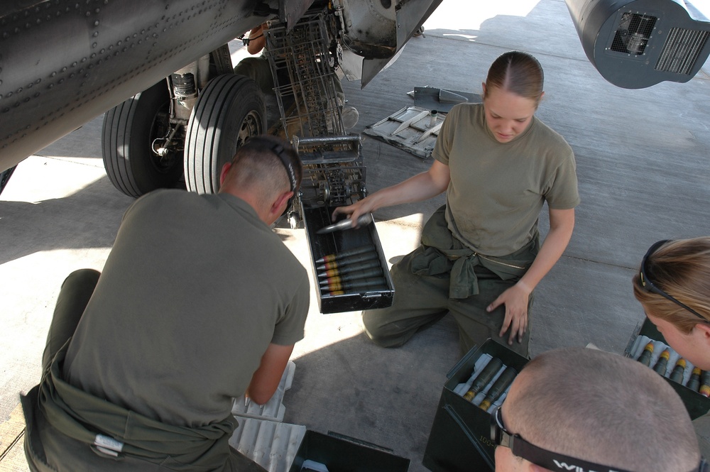 Ordnance Marines Keep the Bombs Coming