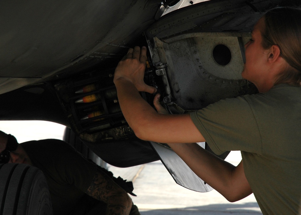 Ordnance Marines Keep the Bombs Coming