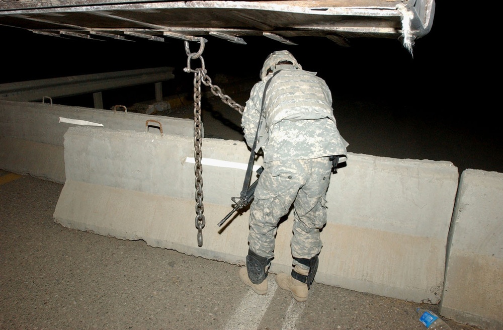 Barriers moved from FOB Courage