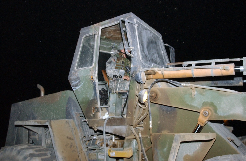 Barriers moved from FOB Courage