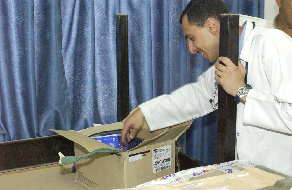 Donations fill need, shelves for Iraqi doctors