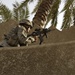 US Troop Climbs Rooftop