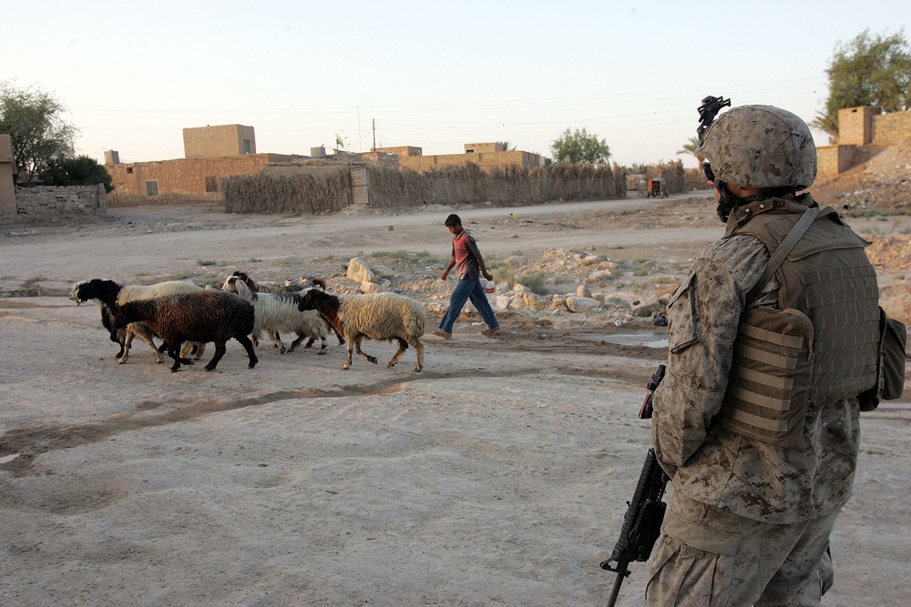 Car searches bring safety to Iraqi villages