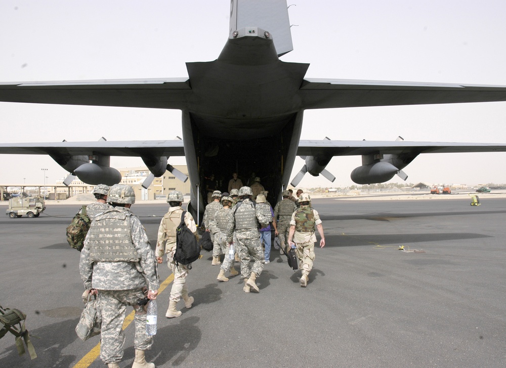 The 386th AEW provides airlift support