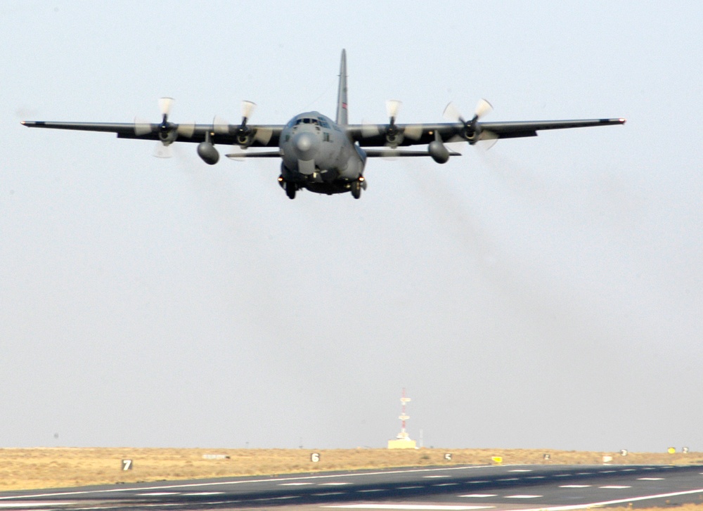 The 386th AEW provides airlift support