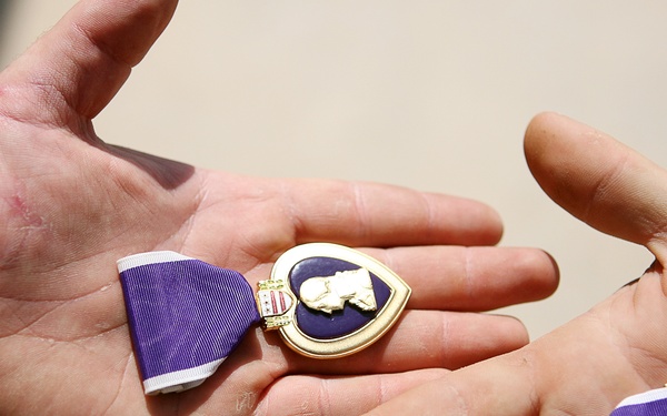 Purple Heart recipients appreciative of their protective equipment