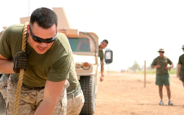 Marines in Fallujah take time to relax as re-deployment nears