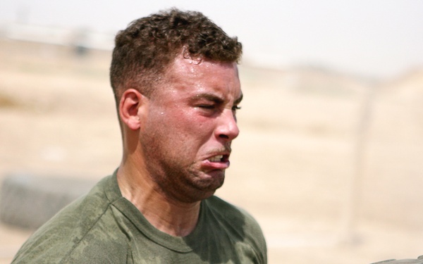 Marines in Fallujah take time to relax as re-deployment nears