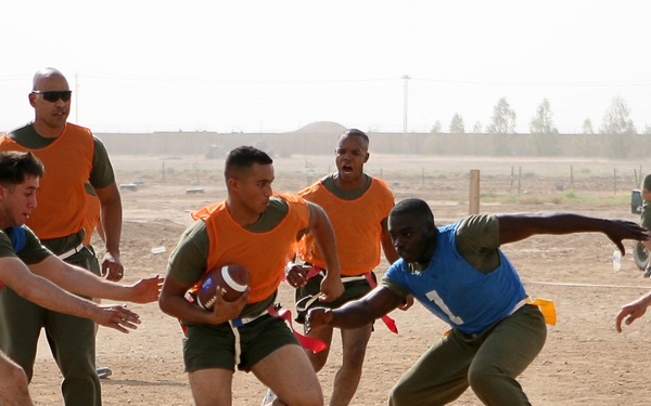 Marines in Fallujah take time to relax as re-deployment nears