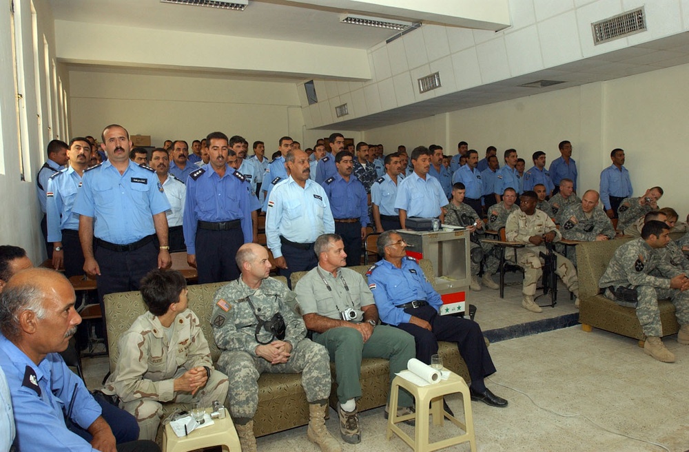 119th iraqi policeman graduated new officers