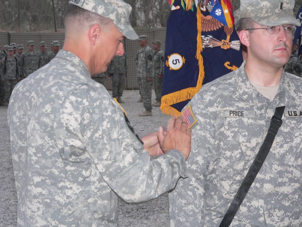 5-20 SBCT Receives Brigade Combat Patch