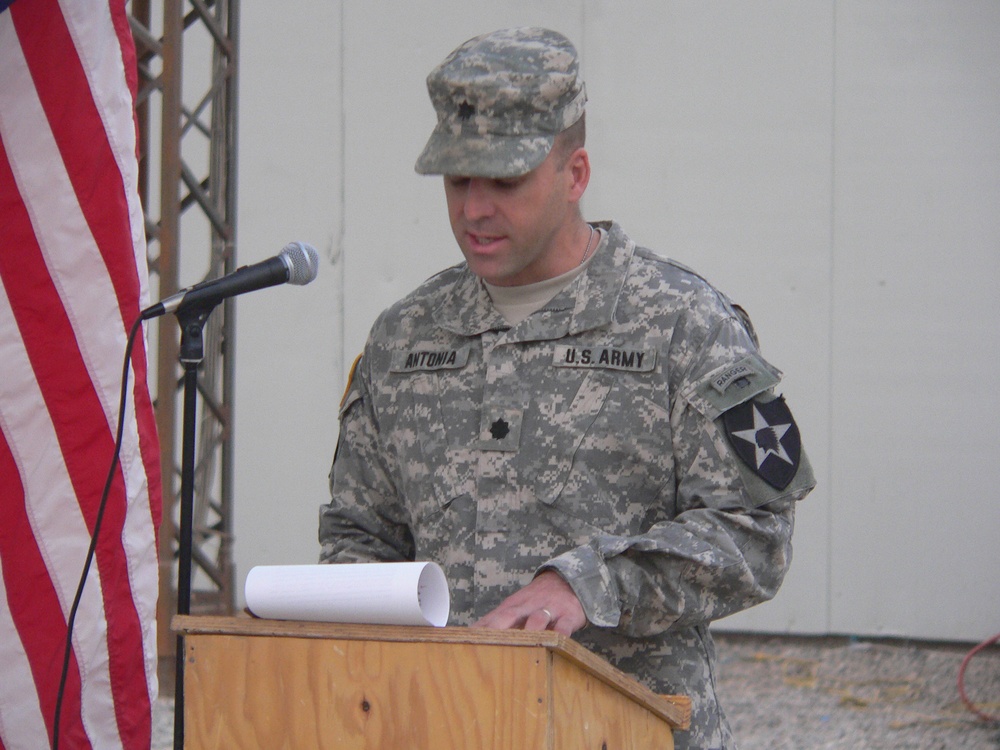 5-20 SBCT Receives Brigade Combat Patch