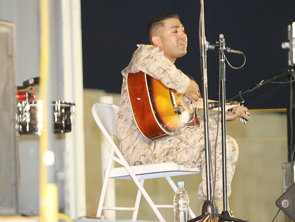 Latin-Jazz Rhythm Rocks Marines, Sailors and Soldiers in Iraq
