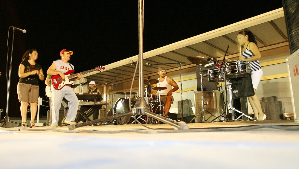 Latin-Jazz Rhythm Rocks Marines, Sailors and Soldiers in Iraq