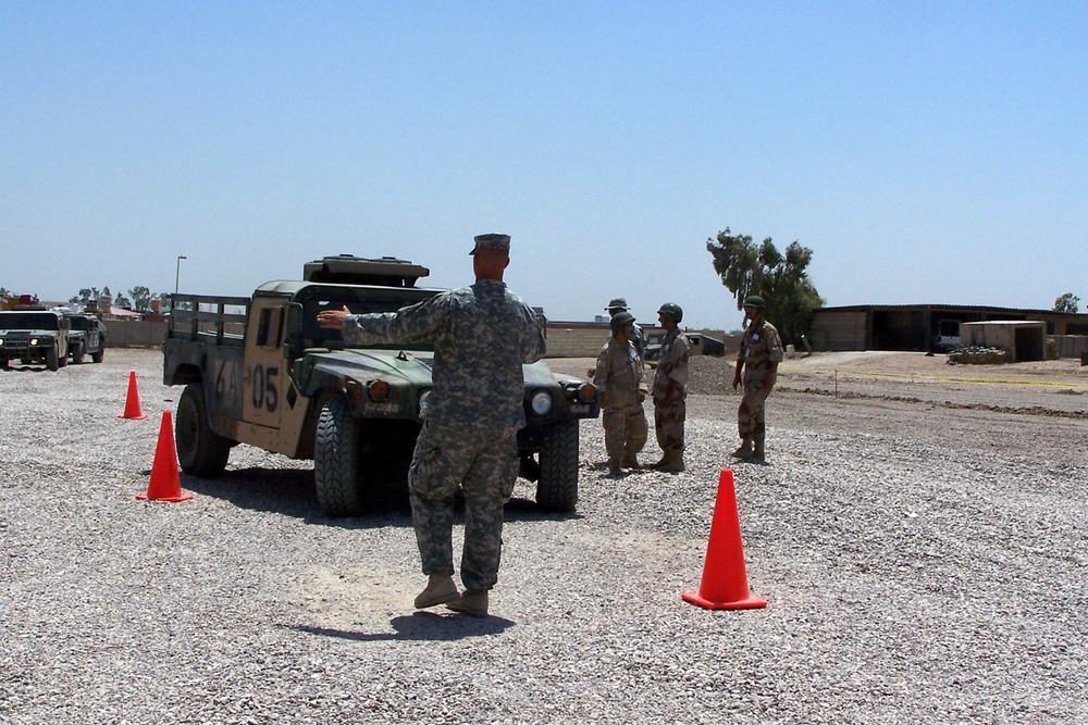 IA soldiers get behind wheel with help from 16th Eng. Bde. motor pool secti