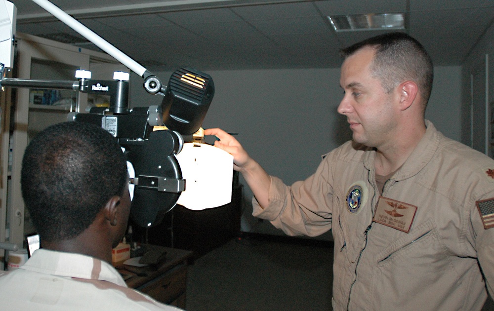 Eye on the Prize, Navy optometrist helps maintain proper vision