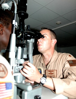 Eye on the Prize, Navy optometrist helps maintain proper vision