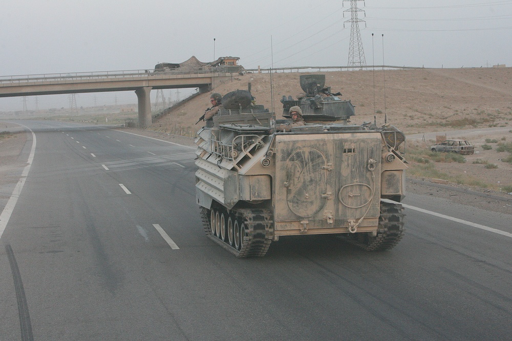 'Gators' prowl highways near Fallujah