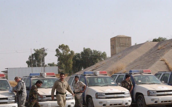 IP receive police vehicles