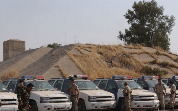 IP receive police vehicles