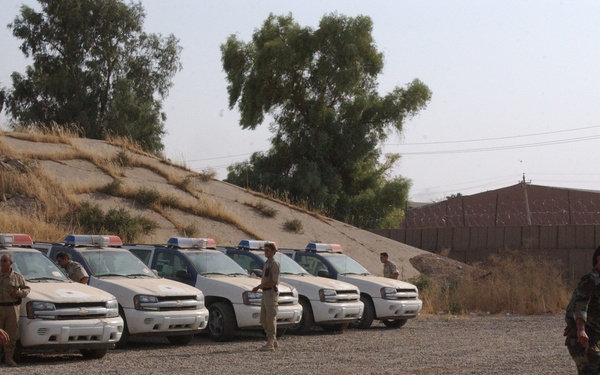 IP receive police vehicles