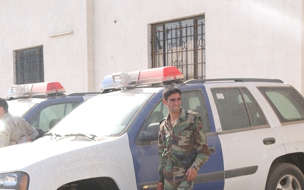 IP receive police vehicles