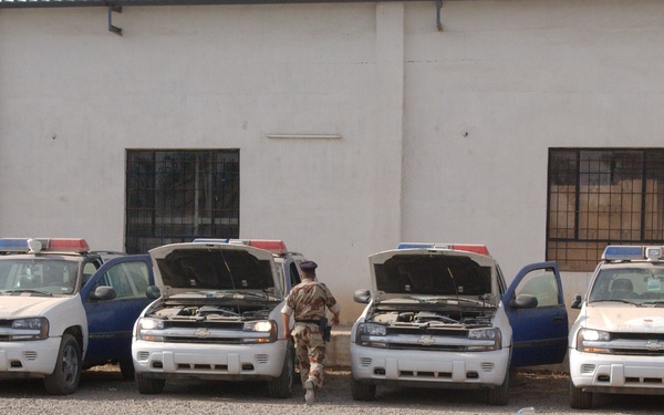 IP receive police vehicles