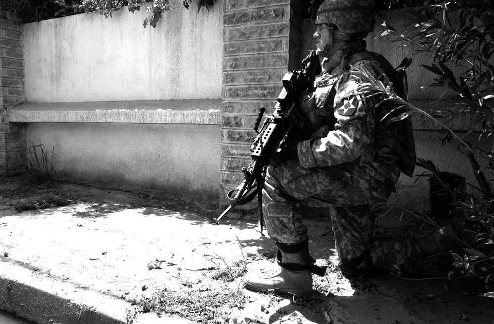 4th Platoon patrols city streets