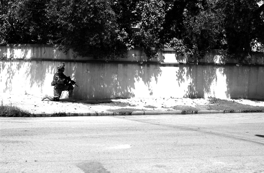 4th Platoon patrols city streets