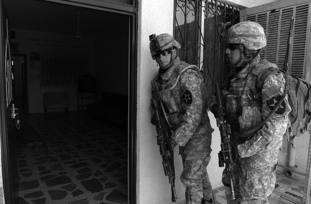 4th Platoon patrols city streets