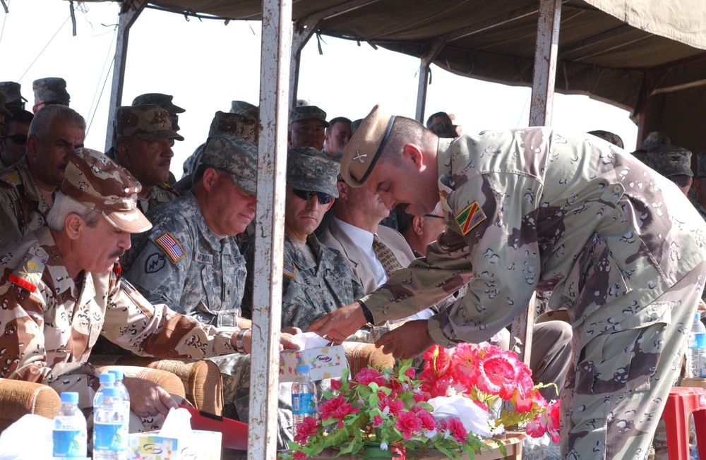 TOA ceremony held for 3rd iraqi army division