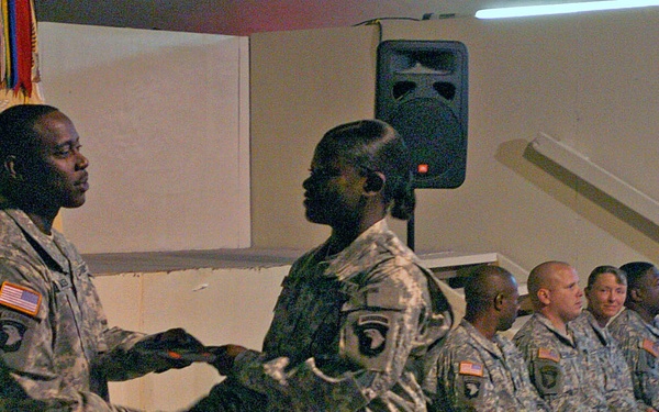 426th BSS NCO Induction Ceremony