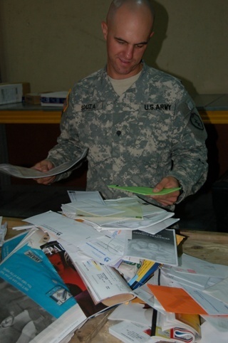 Third Brigade Soldiers Depend on Mail From Home