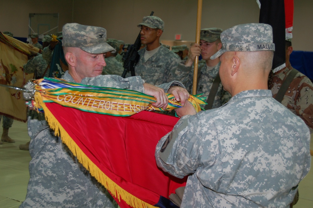 Bastogne Brigade, Kirkuk, Iraq, Transition Ceremony