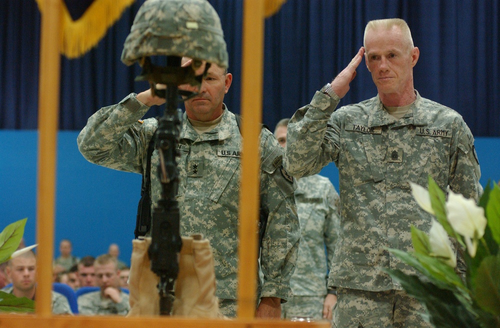 Sgt. 1st Class Henkes Memorial Service