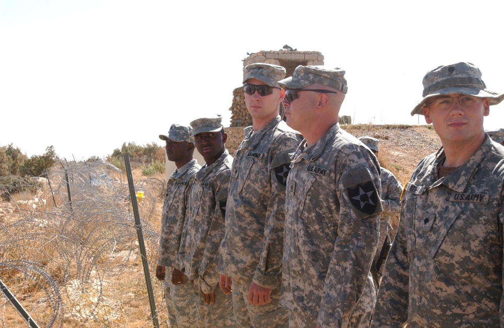 Deputy Brigade Comander Visits With 3rd Stryker Brigade Troops