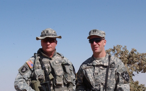 Deputy Brigade Comander Visits With 3rd Stryker Brigade Troops