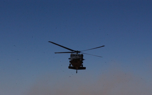 Deputy Brigade Comander Visits With 3rd Stryker Brigade Troops