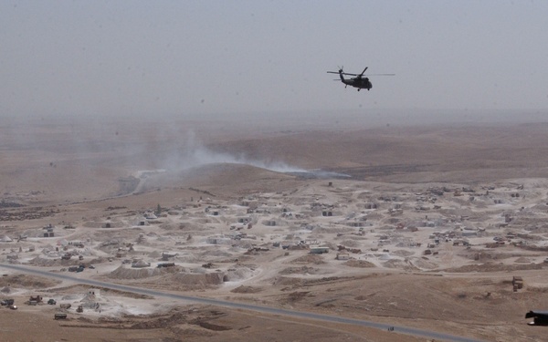 Deputy Brigade Comander Visits With 3rd Stryker Brigade Troops