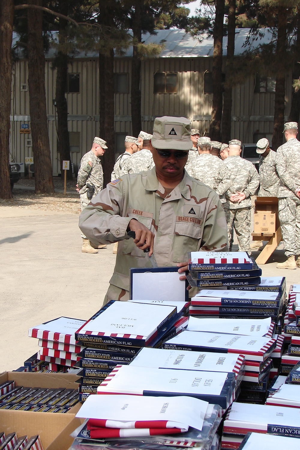 Army Corps of Engineers Holds 9-11 Ceremony