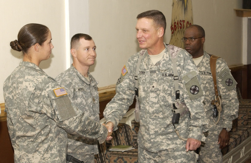 Commanding general sees improvements on return Commanding general sees improvements on return