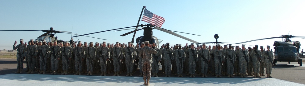 Nearly 200 Soldiers take reenlistment oath on historic Sept. 11th