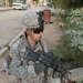 Iraqi and U.S. Forces conduct patrol together