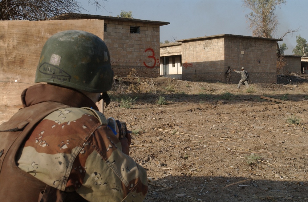 Iraqi Security Forces wear badge of success