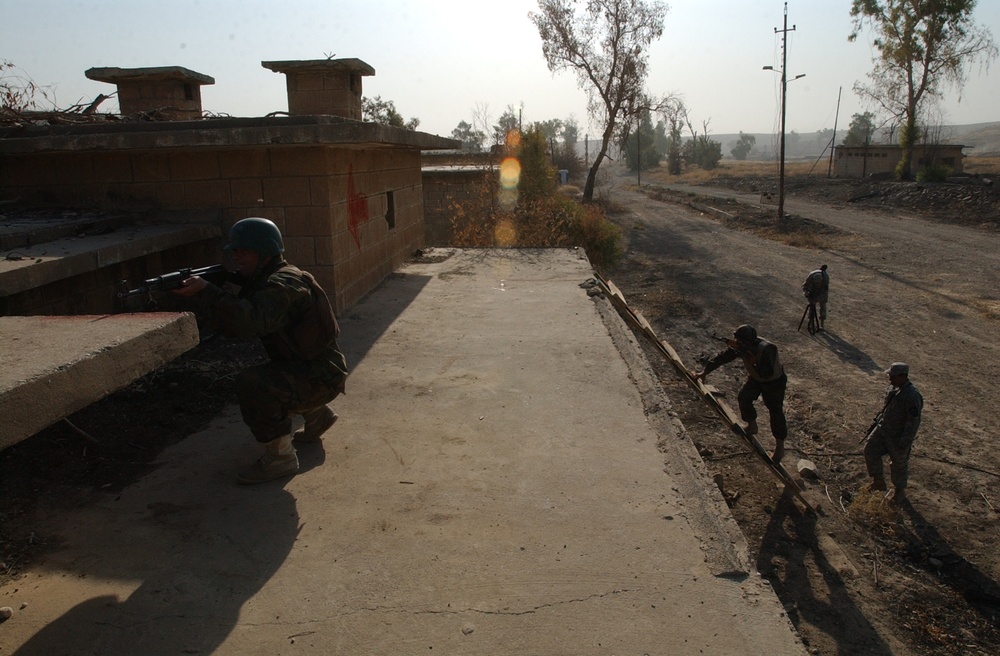 Iraqi Security Forces wear badge of success