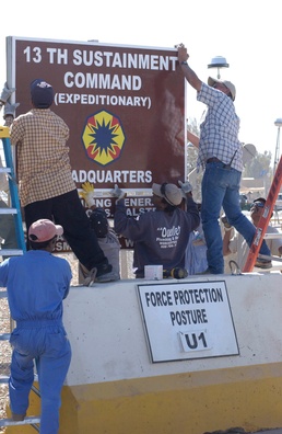 13th SC(E) assumes logistics mission